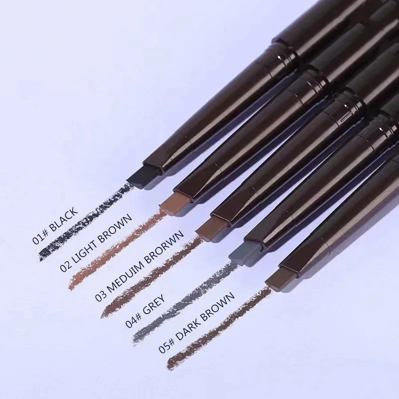 2-in-1 Professional Eyebrow Pencil – 5 Colors