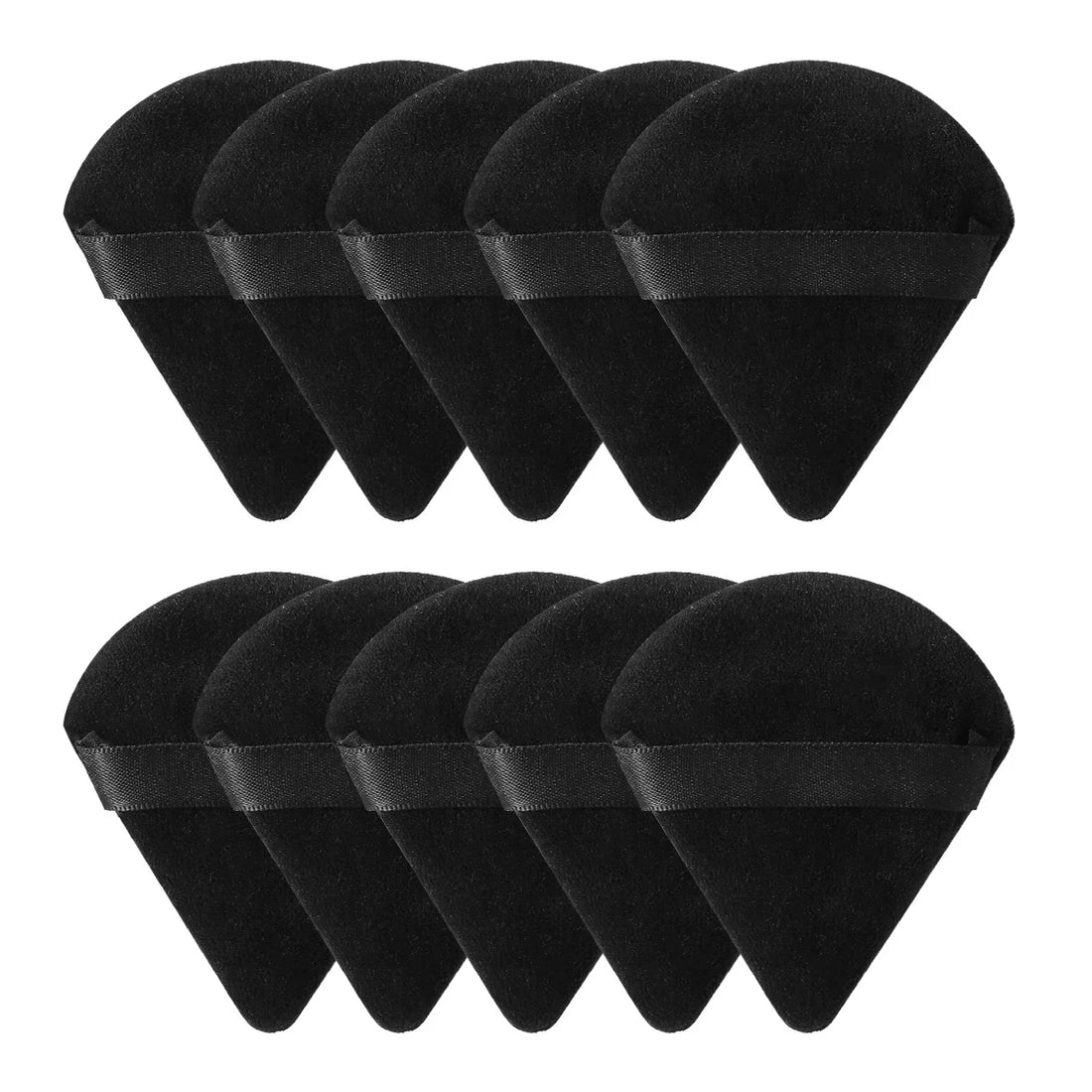 Triangle Velvet Mini Powder Puffs – 10/20PCS