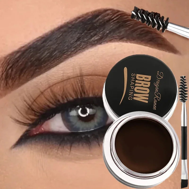 3D Matte Eyebrow Cream – Brown & Black
