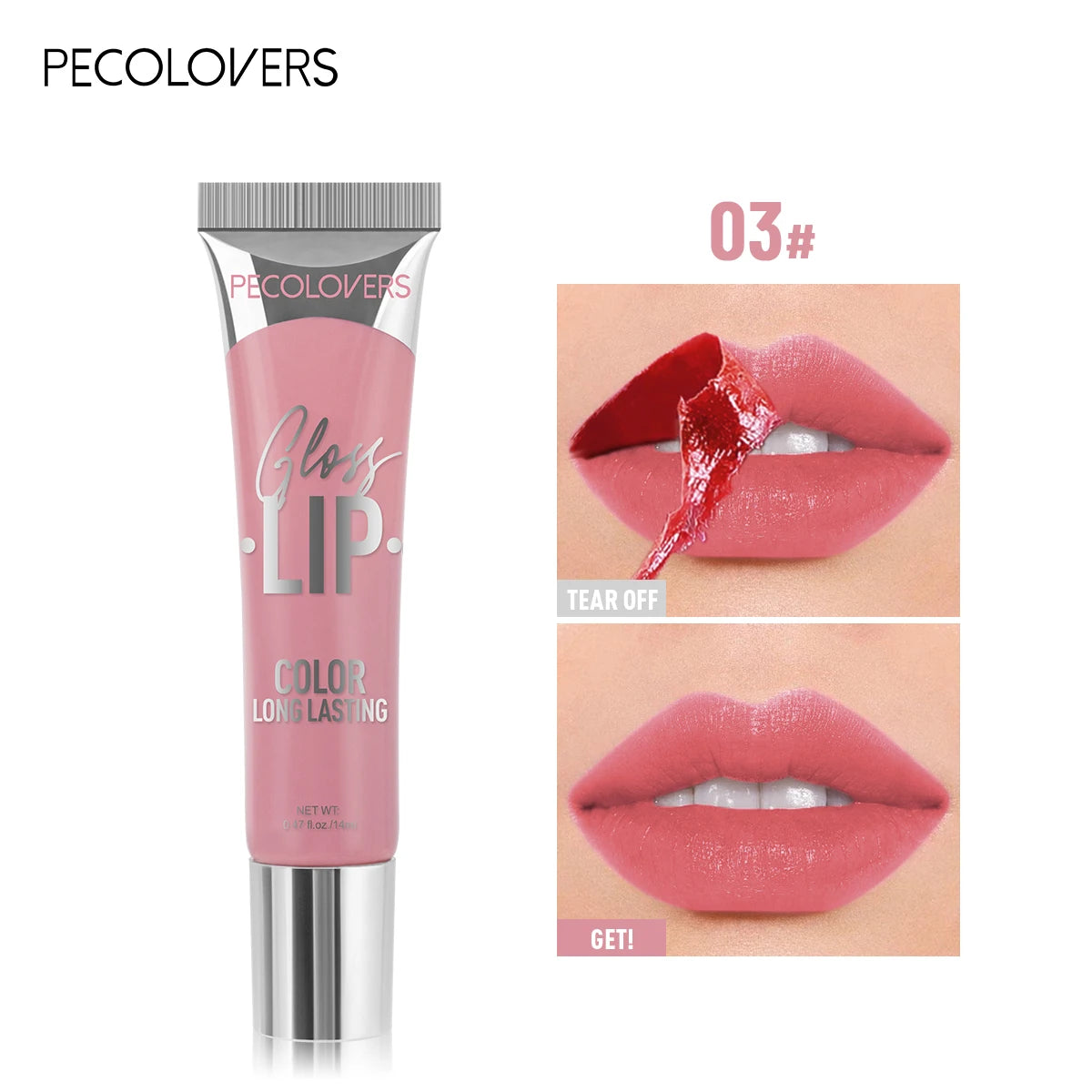 Peel-Off Multi-Color Matte Lip Gloss