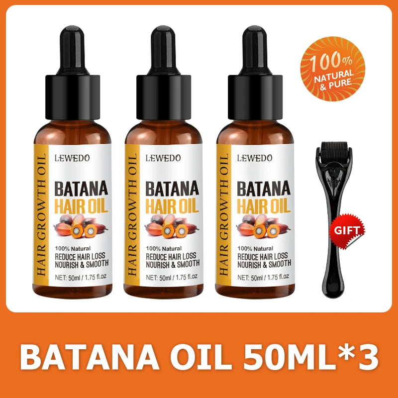Lewedo Naturals Batana Oil – Fast Hair Growth & Nourishing
