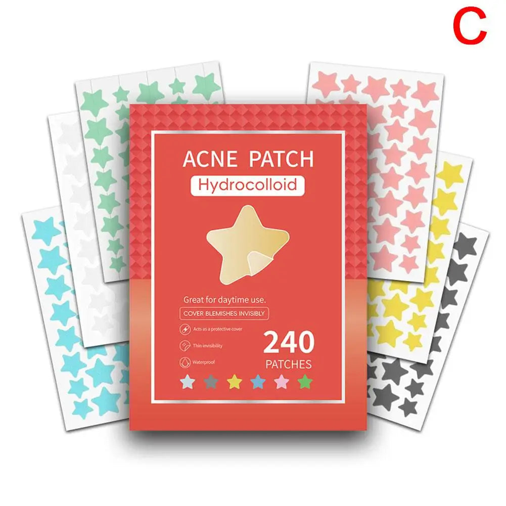 Colorful Star Pimple Patch – Acne Spot Stickers