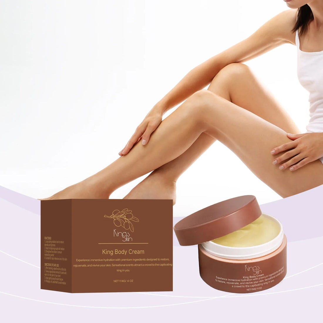 Shea Butter Moisturizing Body Cream – Hydrate, Brighten & Firm