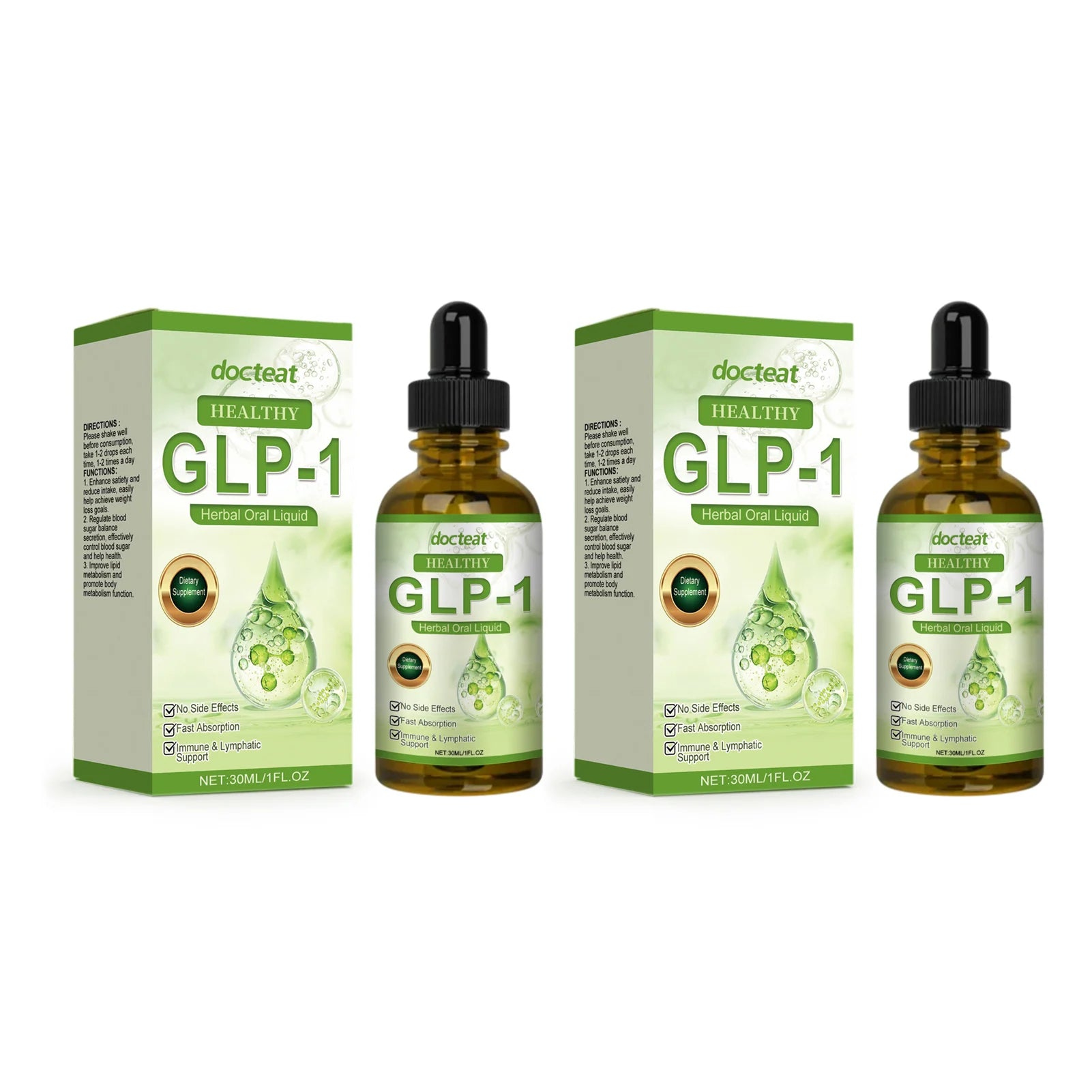 GLP-1 Liquid Drops – Weight Loss & Body Slimming