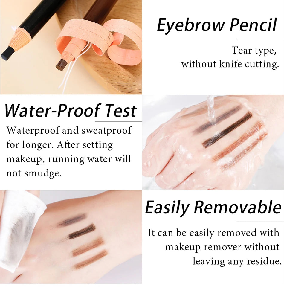 Waterproof Long-Lasting Eyebrow Pencil