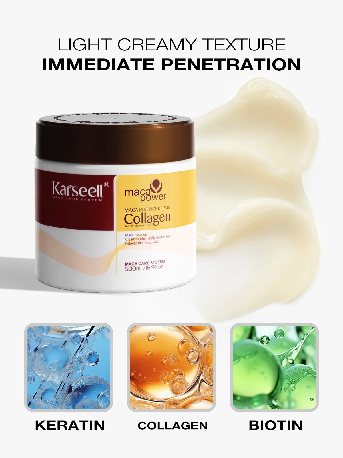 Karseell Collagen Hair Mask with Argan Oil – Deep Repair