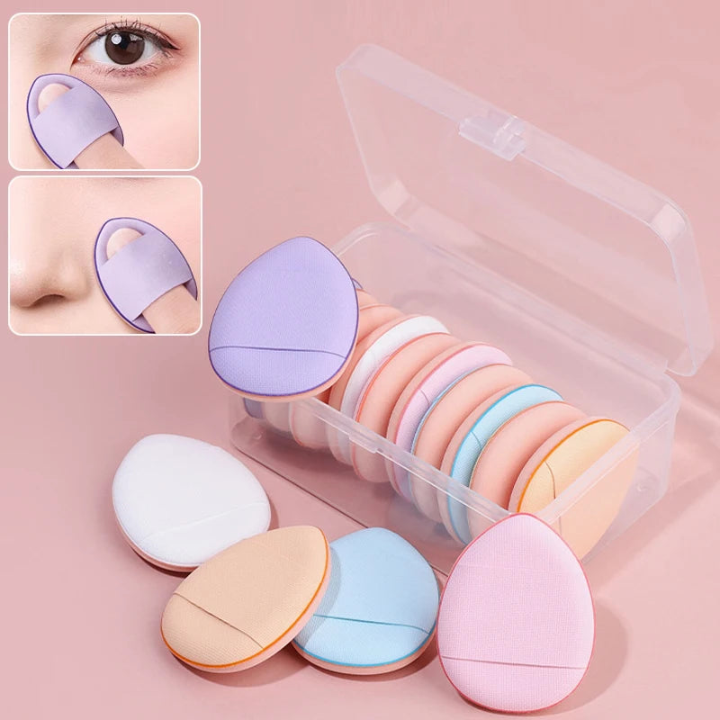 10PCS Mini Finger Puff Makeup Sponges
