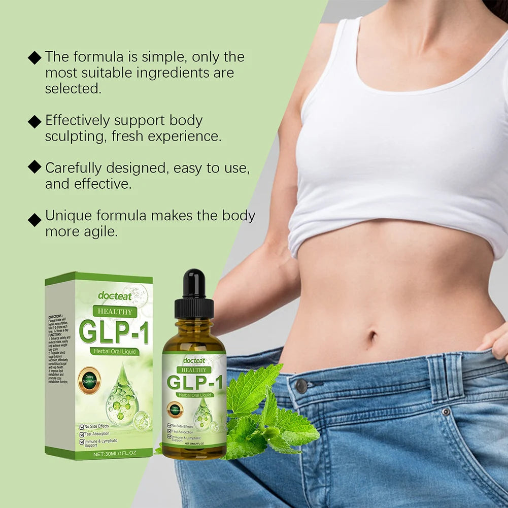 GLP-1 Liquid Drops – Weight Loss & Body Slimming