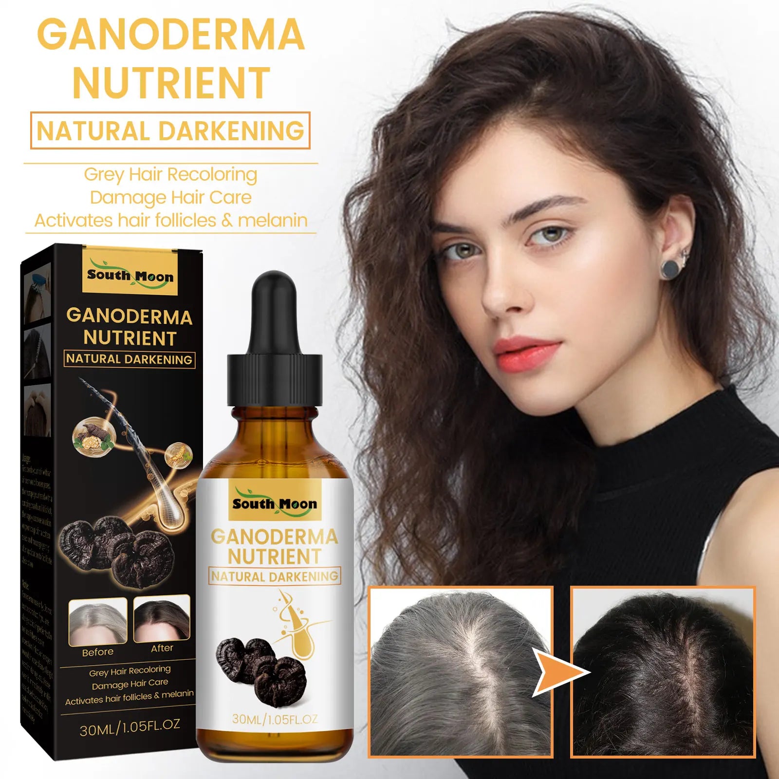 Black Ganoderma Hair Essence