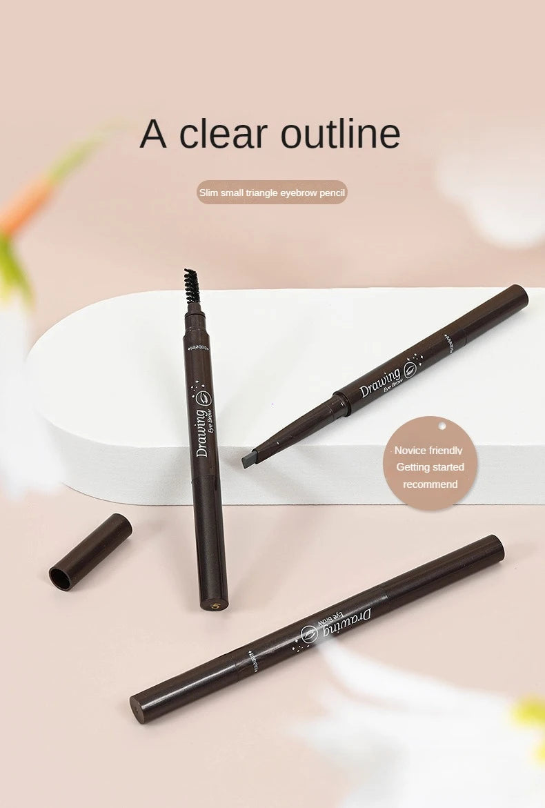 2-in-1 Professional Eyebrow Pencil – 5 Colors
