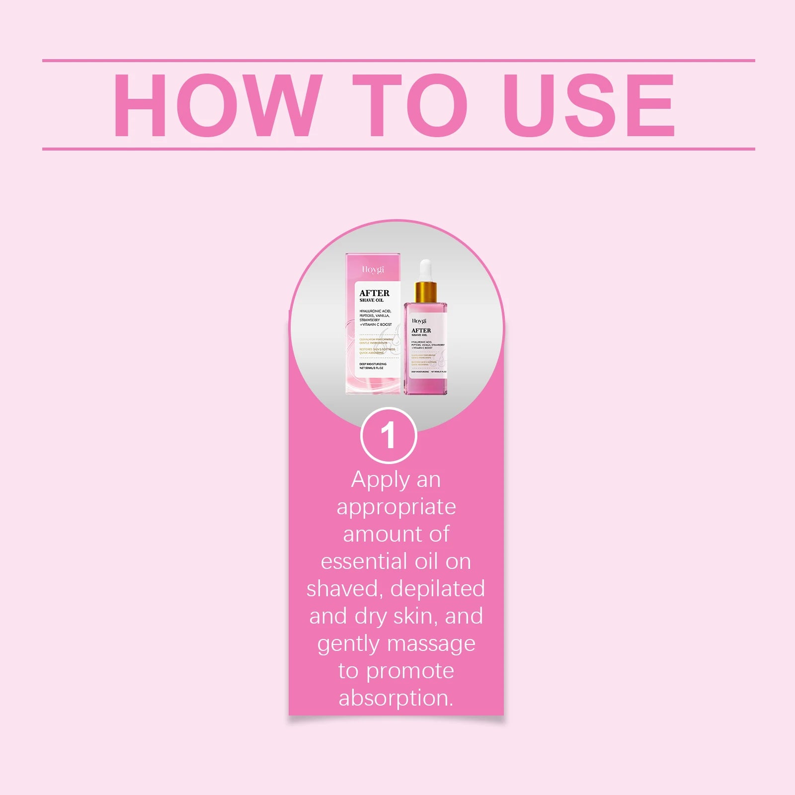 Strawberry Vanilla After Shave Oil – Soothing & Moisturizing