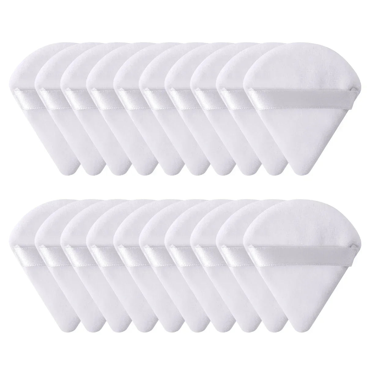 Triangle Velvet Mini Powder Puffs – 10/20PCS