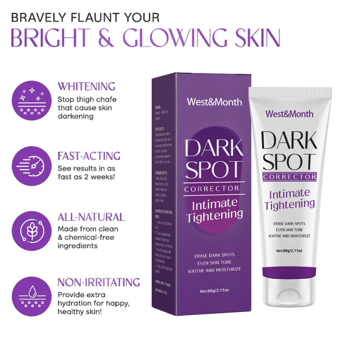 Body Whitening Lotion – Dark Spot Remover 60g