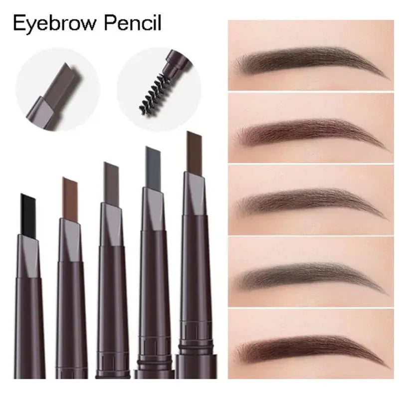 2-in-1 Professional Eyebrow Pencil – 5 Colors