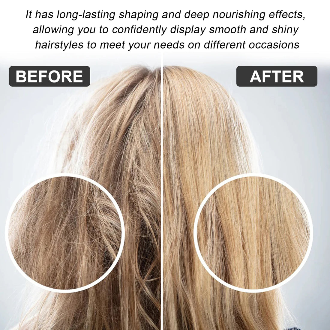 Keratin Hair Straightening & Repair Cream – Hair Care Set