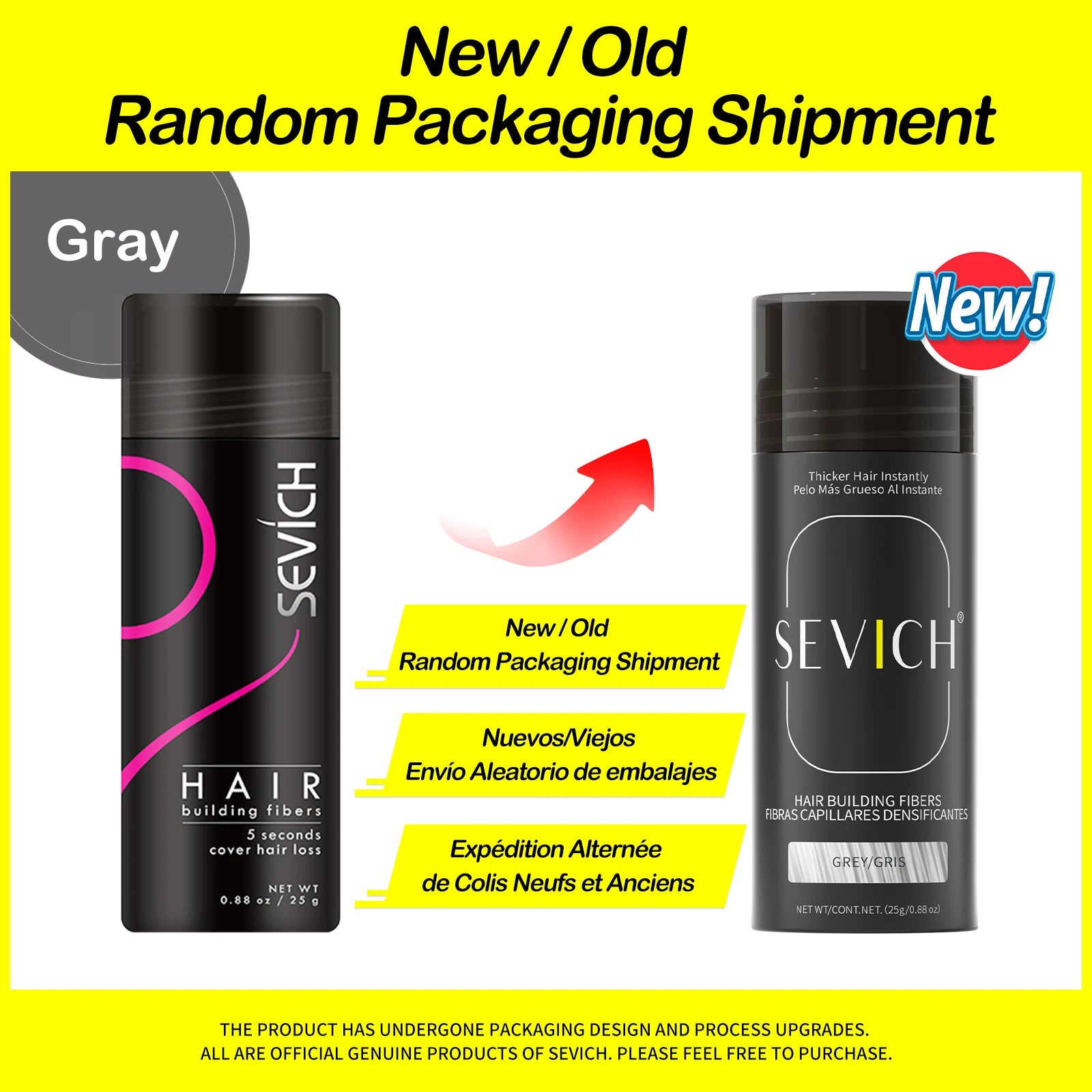 Sevich Hair Building Fibers – 25g Keratin Hair Thicker