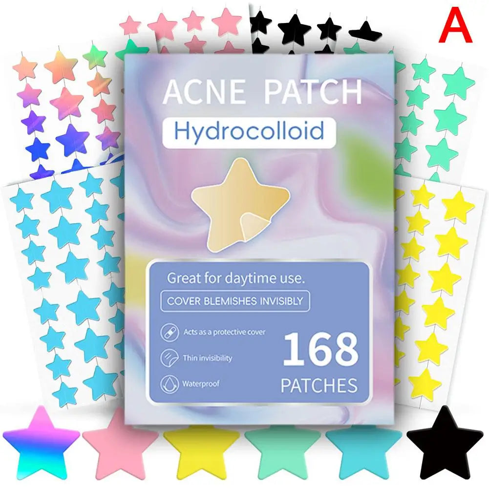 Colorful Star Pimple Patch – Acne Spot Stickers
