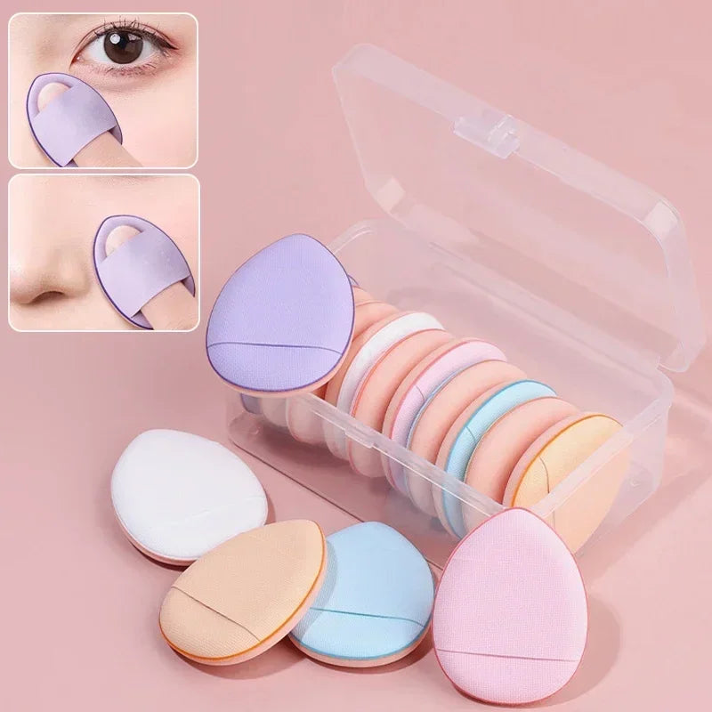 10PCS Mini Finger Puff Makeup Sponges