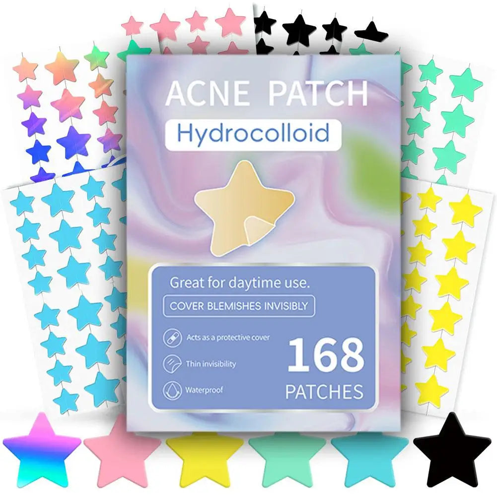 Colorful Star Pimple Patch – Acne Spot Stickers
