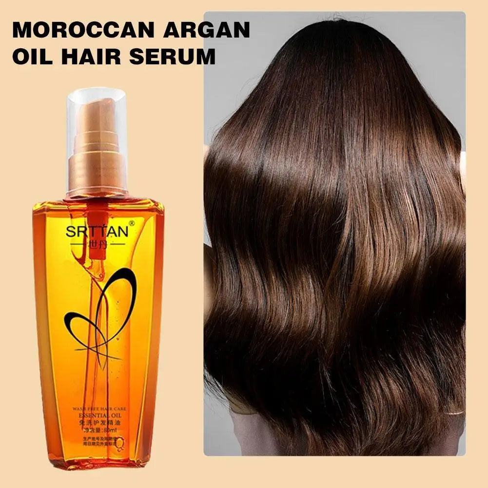 Moroccan Argan Oil Hair Serum – Lightweight Repair & Shine