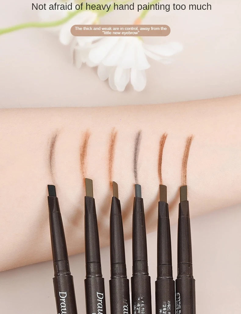 2-in-1 Professional Eyebrow Pencil – 5 Colors