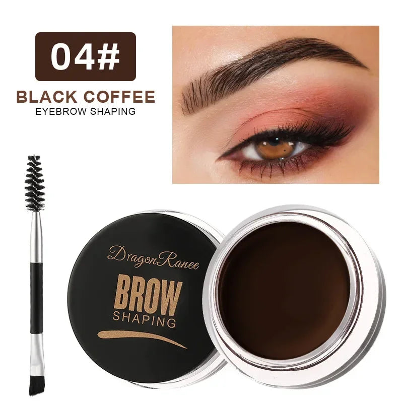3D Matte Eyebrow Cream – Brown & Black