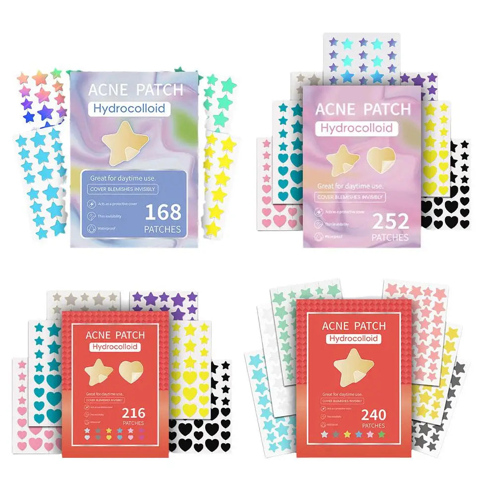 Colorful Star Pimple Patch – Acne Spot Stickers