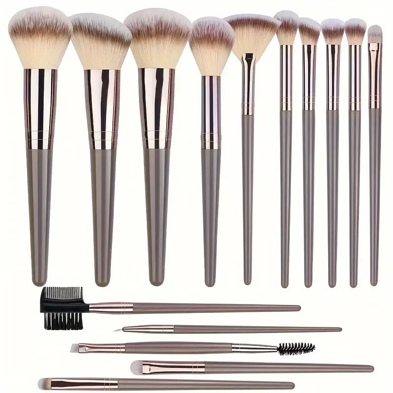 3-20PCS Makeup Brush Set with Storage Box