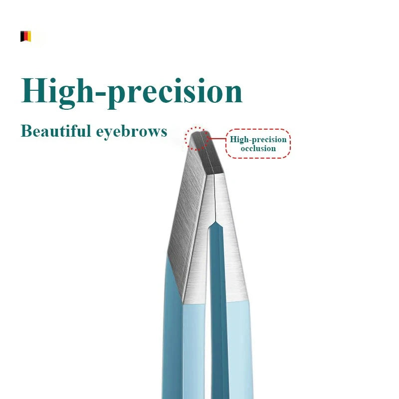 4PCS Colorful Stainless Steel Eyebrow Tweezers