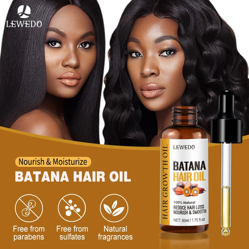 Lewedo Naturals Batana Oil – Fast Hair Growth & Nourishing