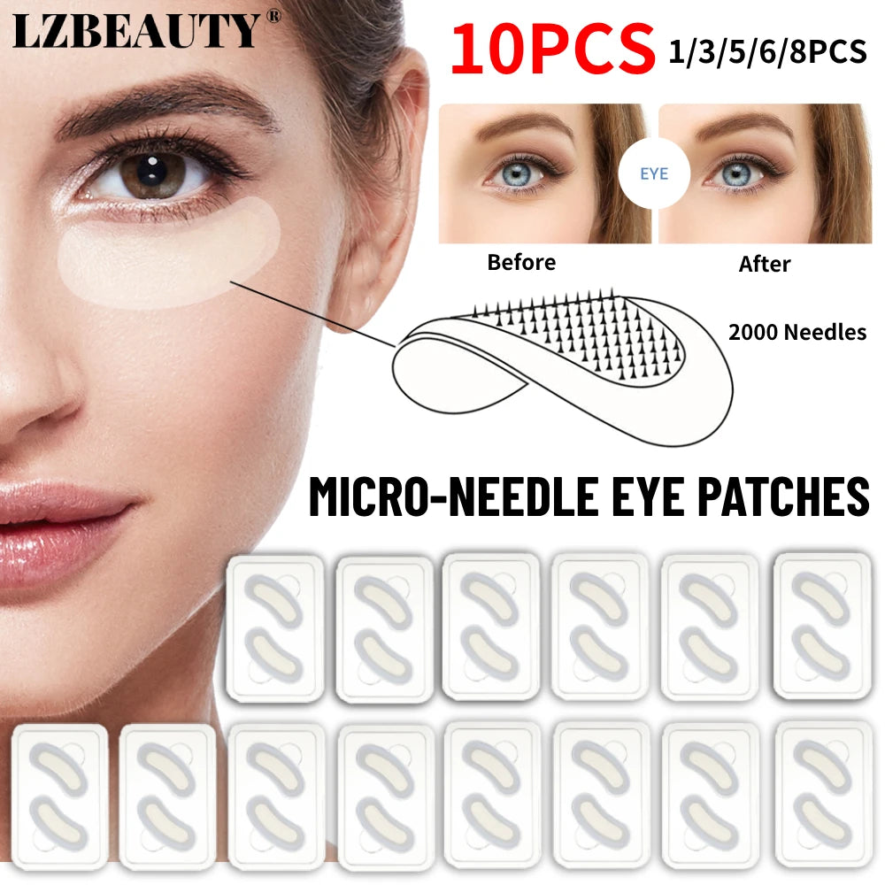 Microneedle Eye Patches – Anti-Wrinkle & Dark Circle Korean Skincare