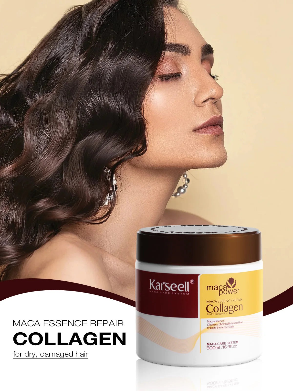Karseell Collagen Hair Mask with Argan Oil – Deep Repair