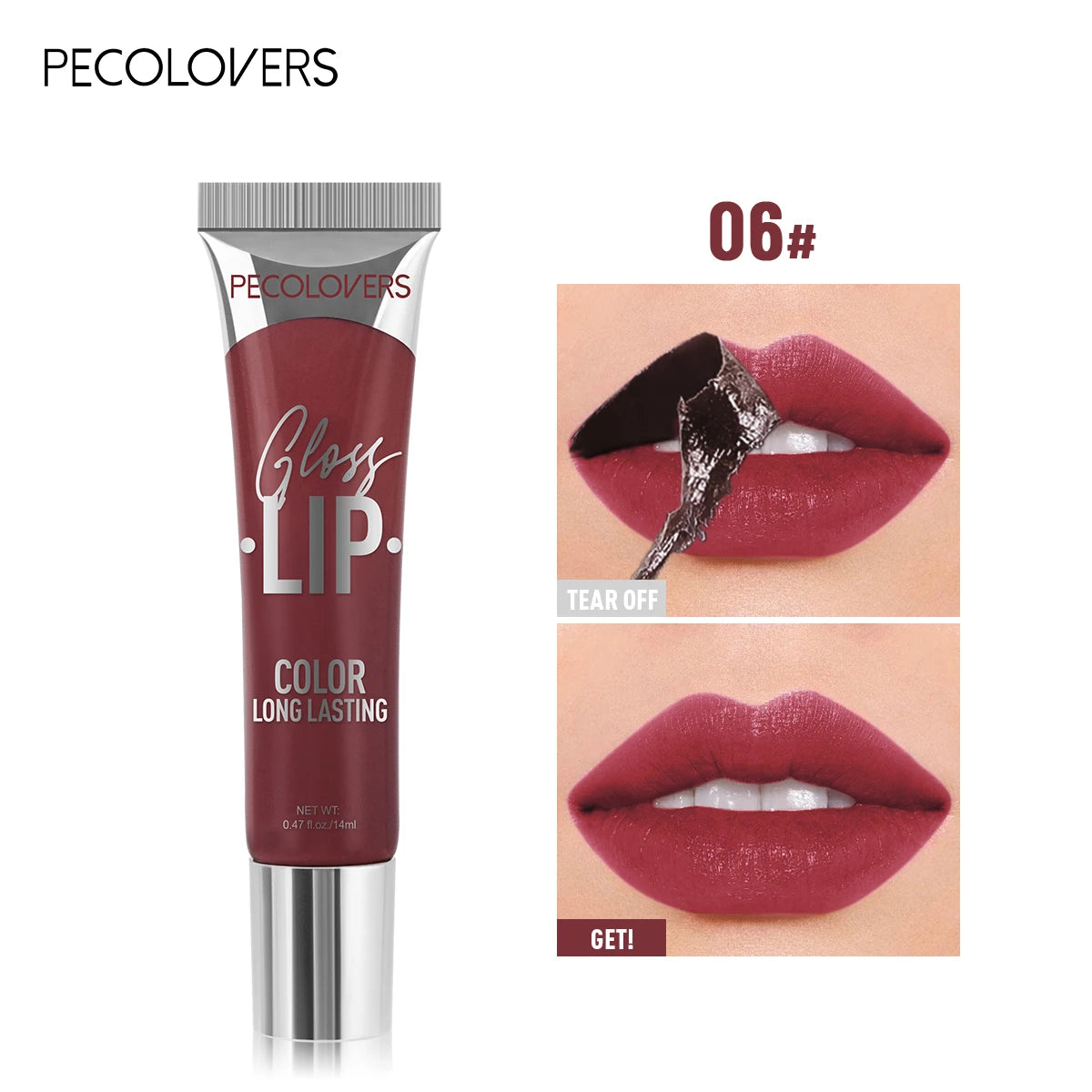 Peel-Off Multi-Color Matte Lip Gloss