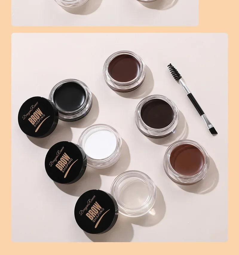 3D Matte Eyebrow Cream – Brown & Black