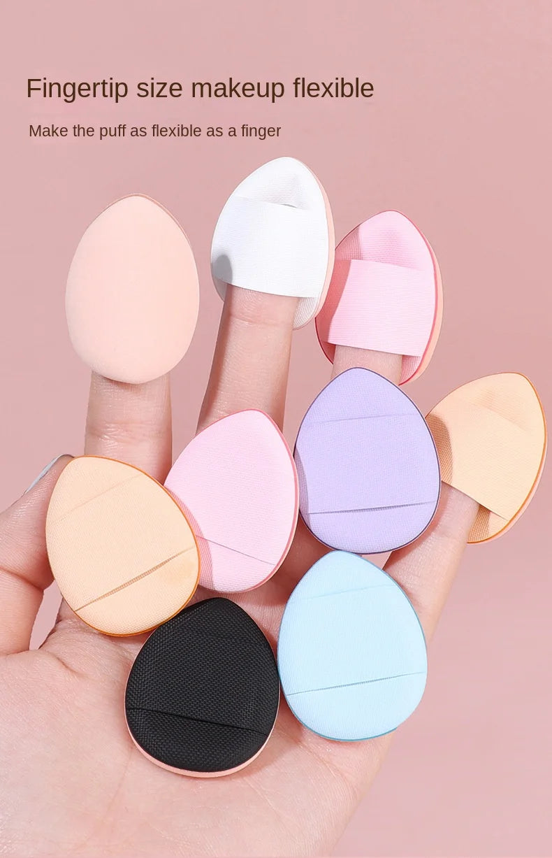 10PCS Mini Finger Puff Makeup Sponges