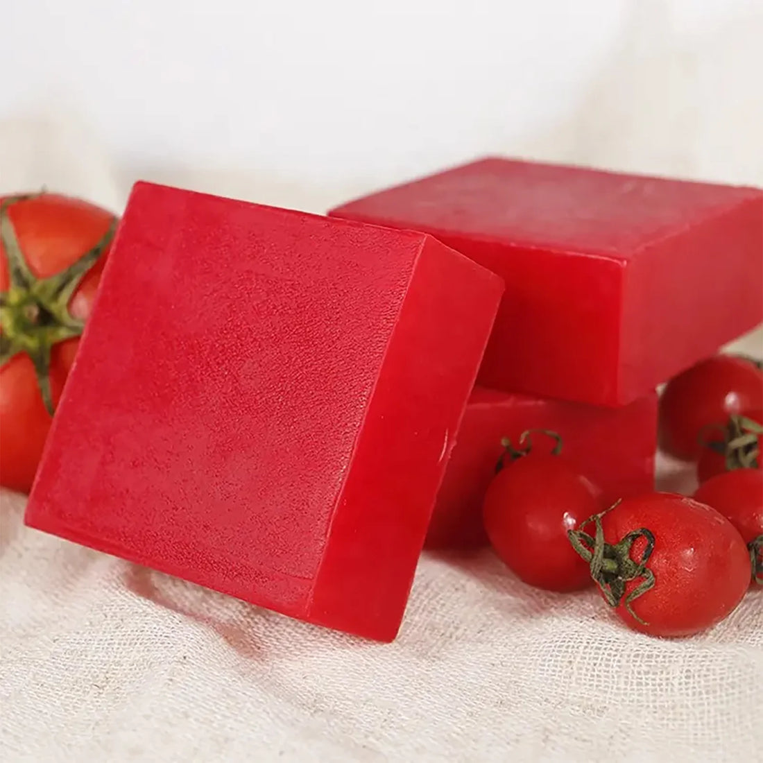 LKIAE Tomato Scented Natural Bar Soap – Face & Body, 200g