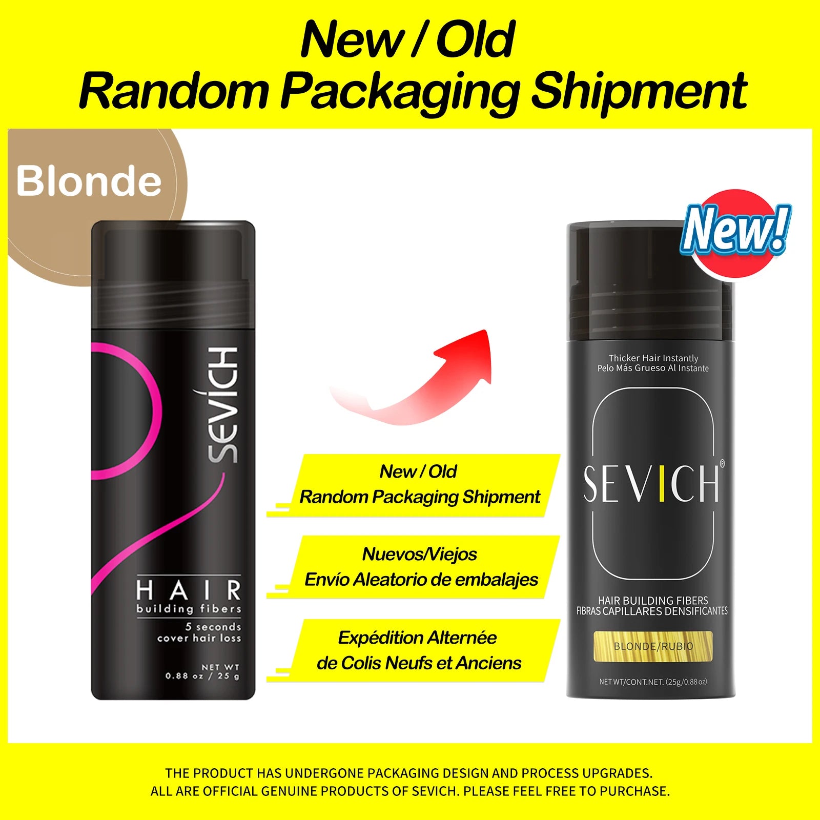 Sevich Hair Building Fibers – 25g Keratin Hair Thicker