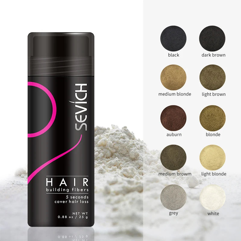 Sevich Hair Building Fibers – 25g Keratin Hair Thicker