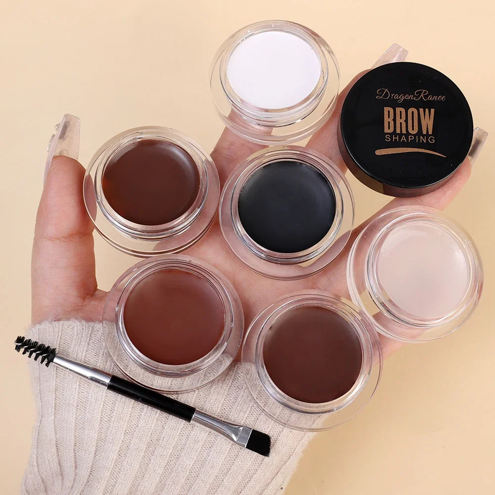 3D Matte Eyebrow Cream – Brown & Black