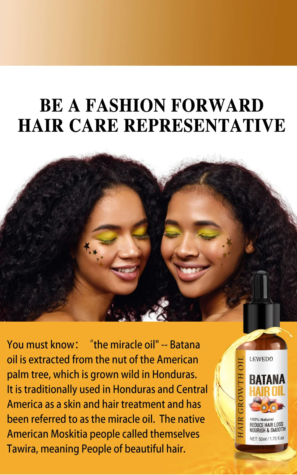 Lewedo Naturals Batana Oil – Fast Hair Growth & Nourishing