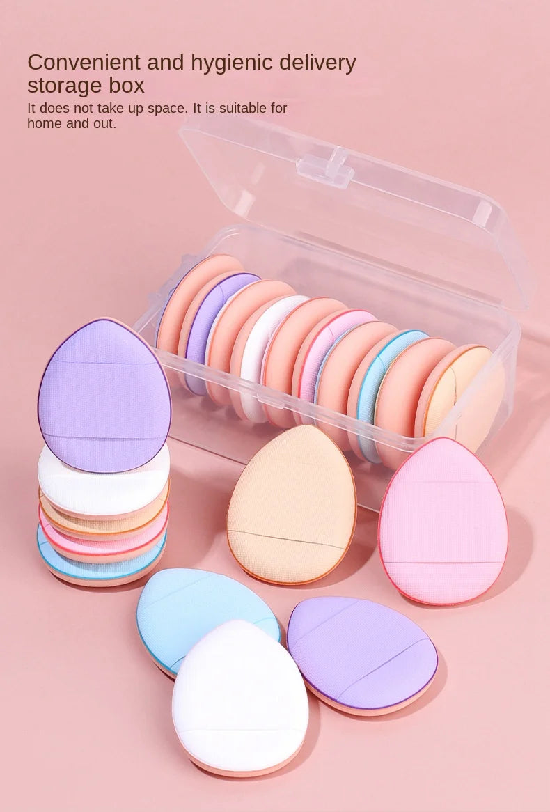 10PCS Mini Finger Puff Makeup Sponges