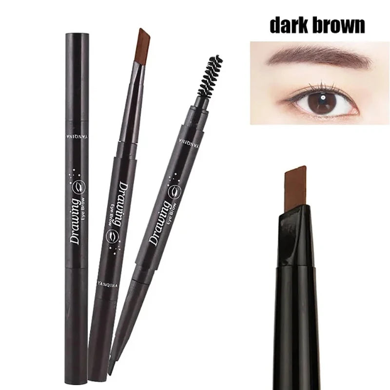 2-in-1 Professional Eyebrow Pencil – 5 Colors