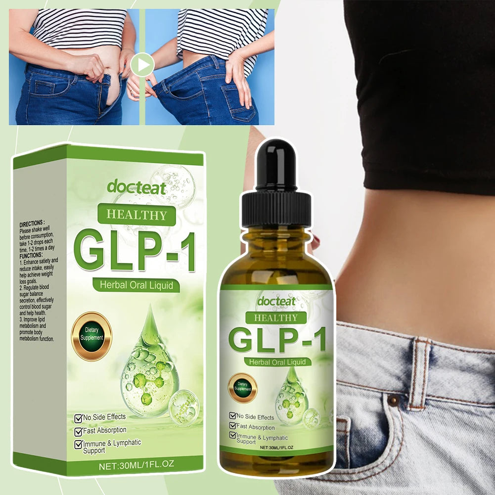 GLP-1 Liquid Drops – Weight Loss & Body Slimming