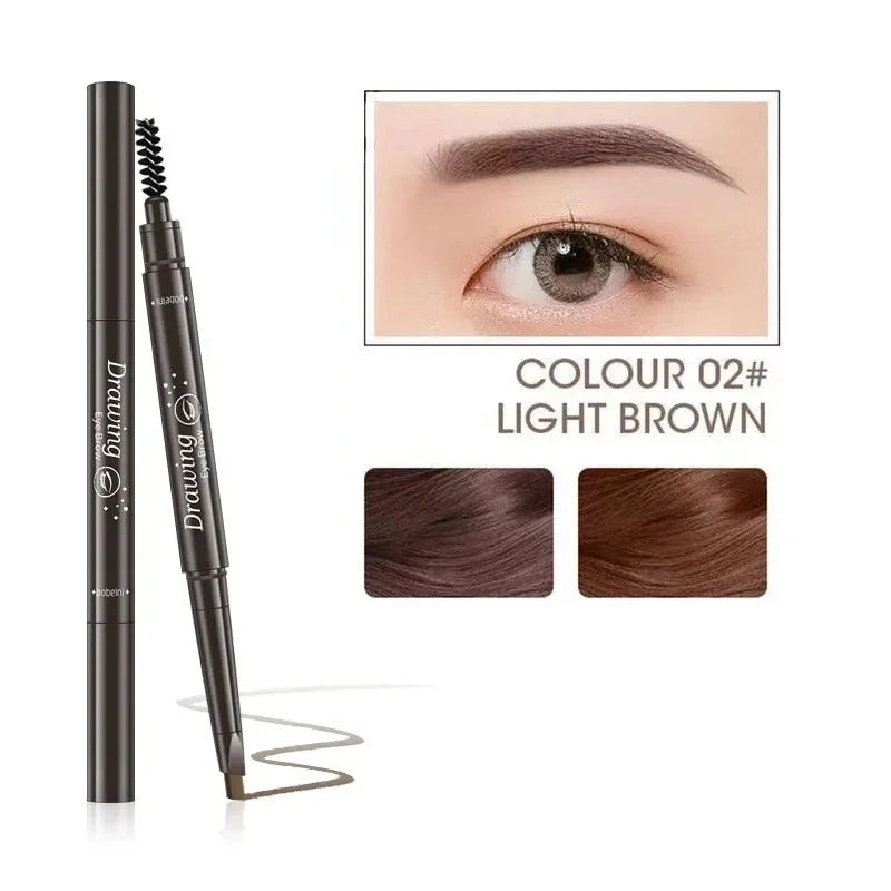 2-in-1 Professional Eyebrow Pencil – 5 Colors